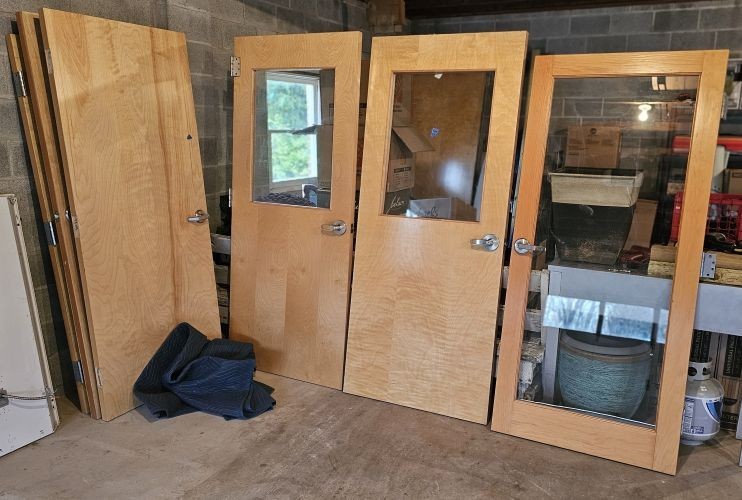 SOLID WOOD WOODEN DOOR LOT BUSINESS CORPORATE OFFICE INDUSTRIAL ***SWEEEET***