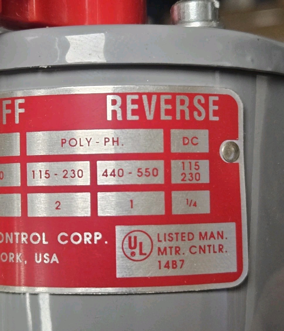 BRAND NEW NOS Relay And Control RS-1 Reversing Drum Control