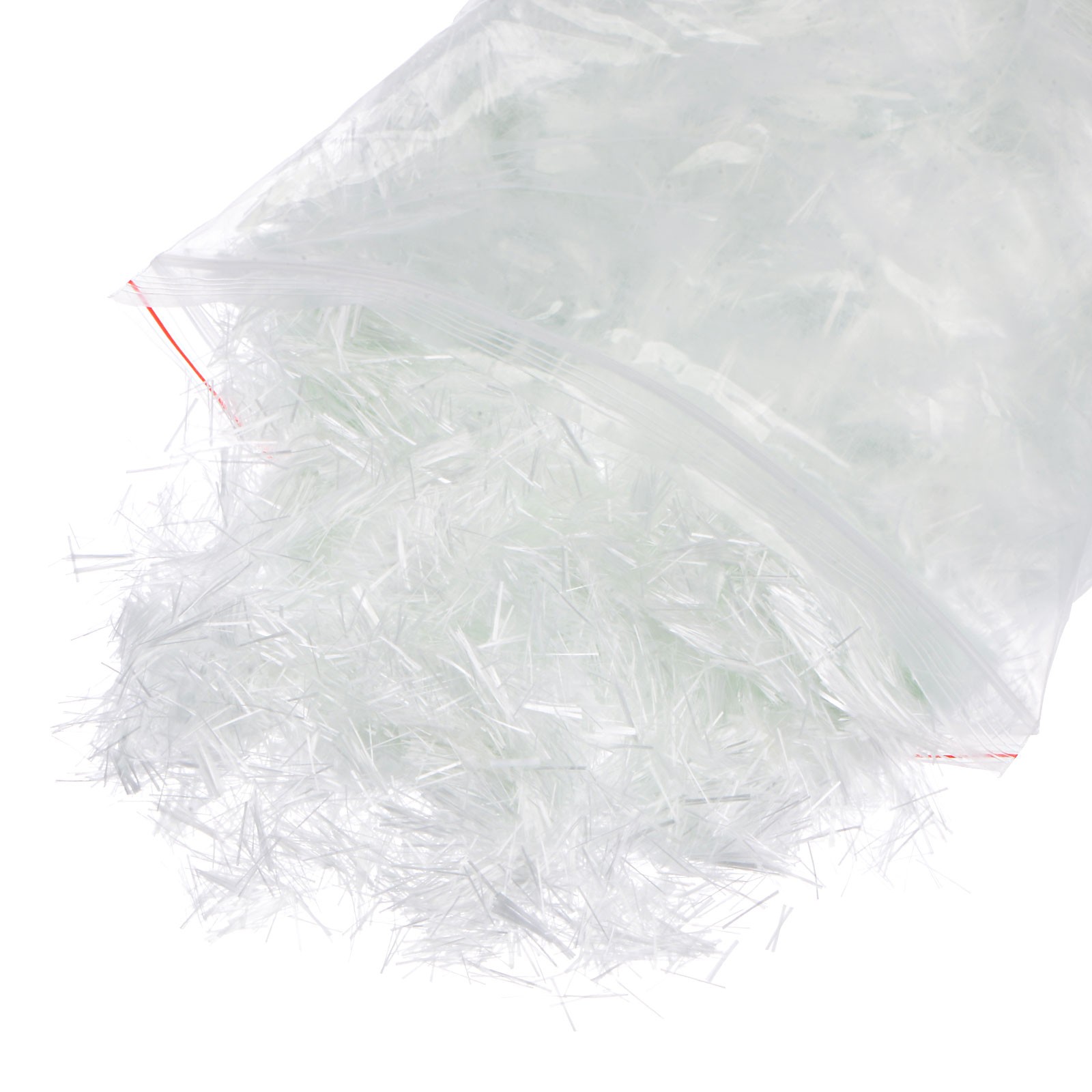 Chopped Fiberglass Strand 12mm Length Anti-Cracking Glass Fibers 1LB