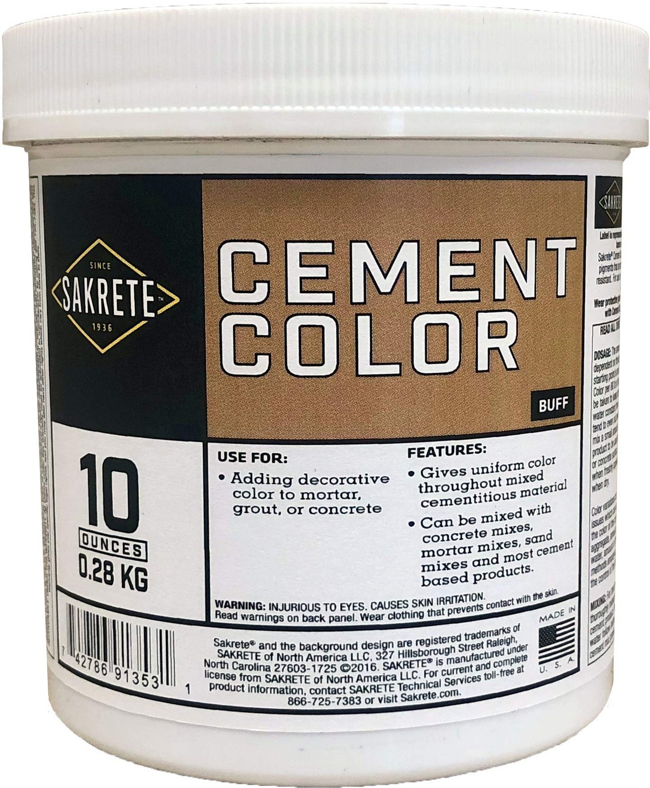 Cement Color 10 Ounce Buff