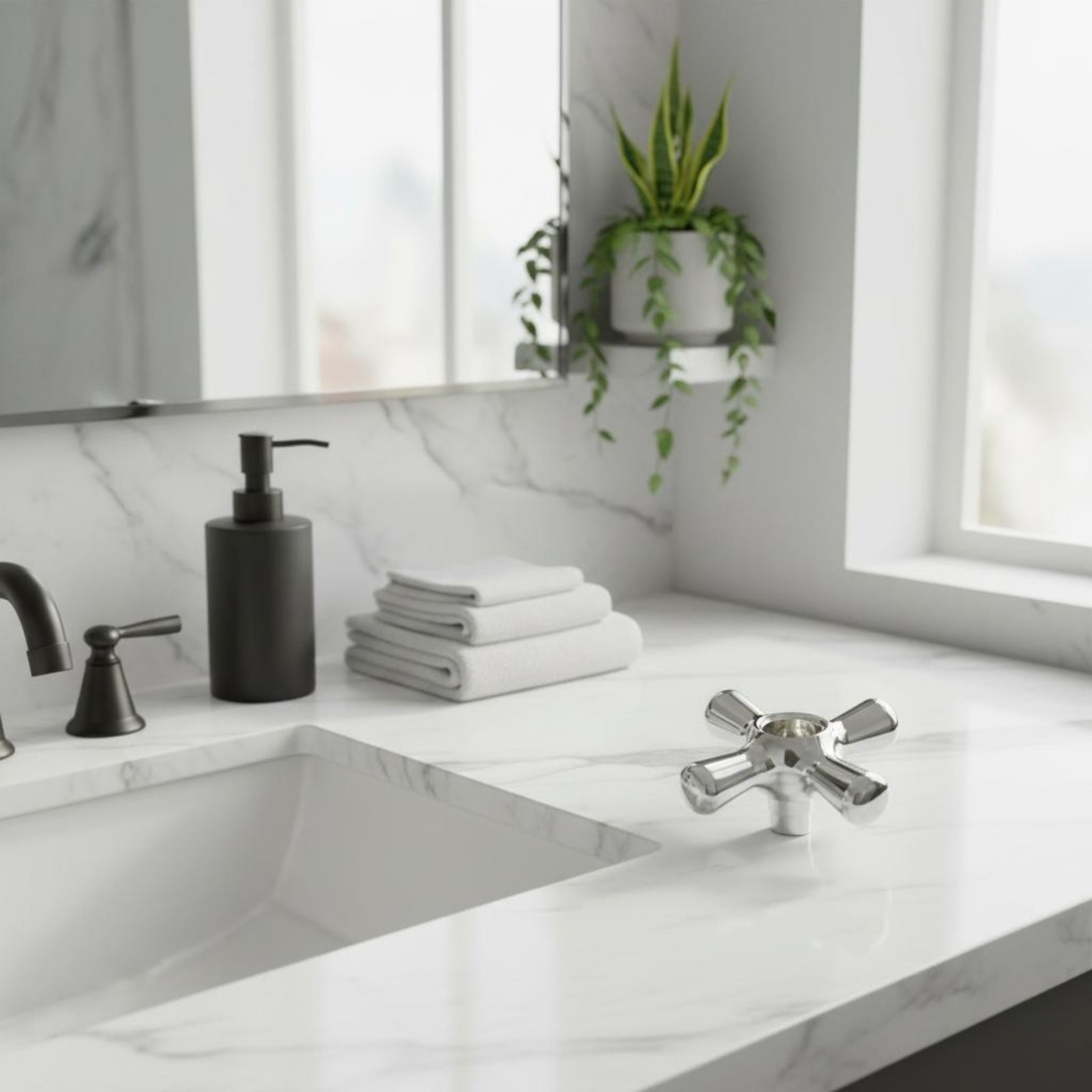 Replacement Faucet Handle Resistant Single Lever Tap Handle Long-Lasting