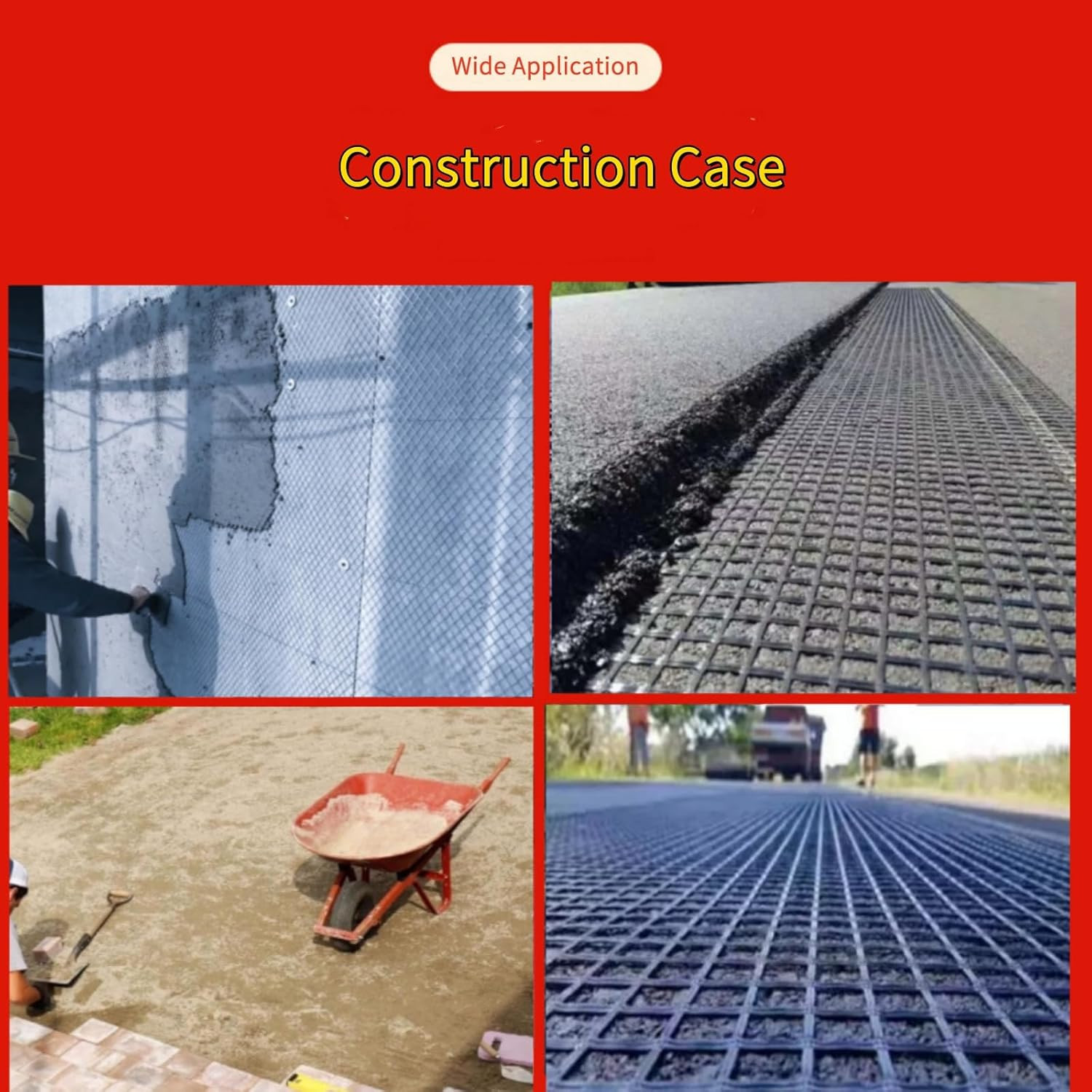 Universal Retaining Wall Geogrid Roll 4′ X 98′ for Walls up to 6 Feet in Height