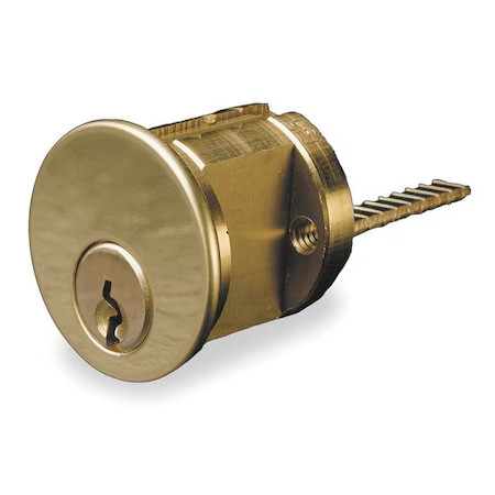 Kaba Ilco 7075Sc10-03-Kd Lockset Cylinder, Bright Brass, Keyway Type Schlage(R)