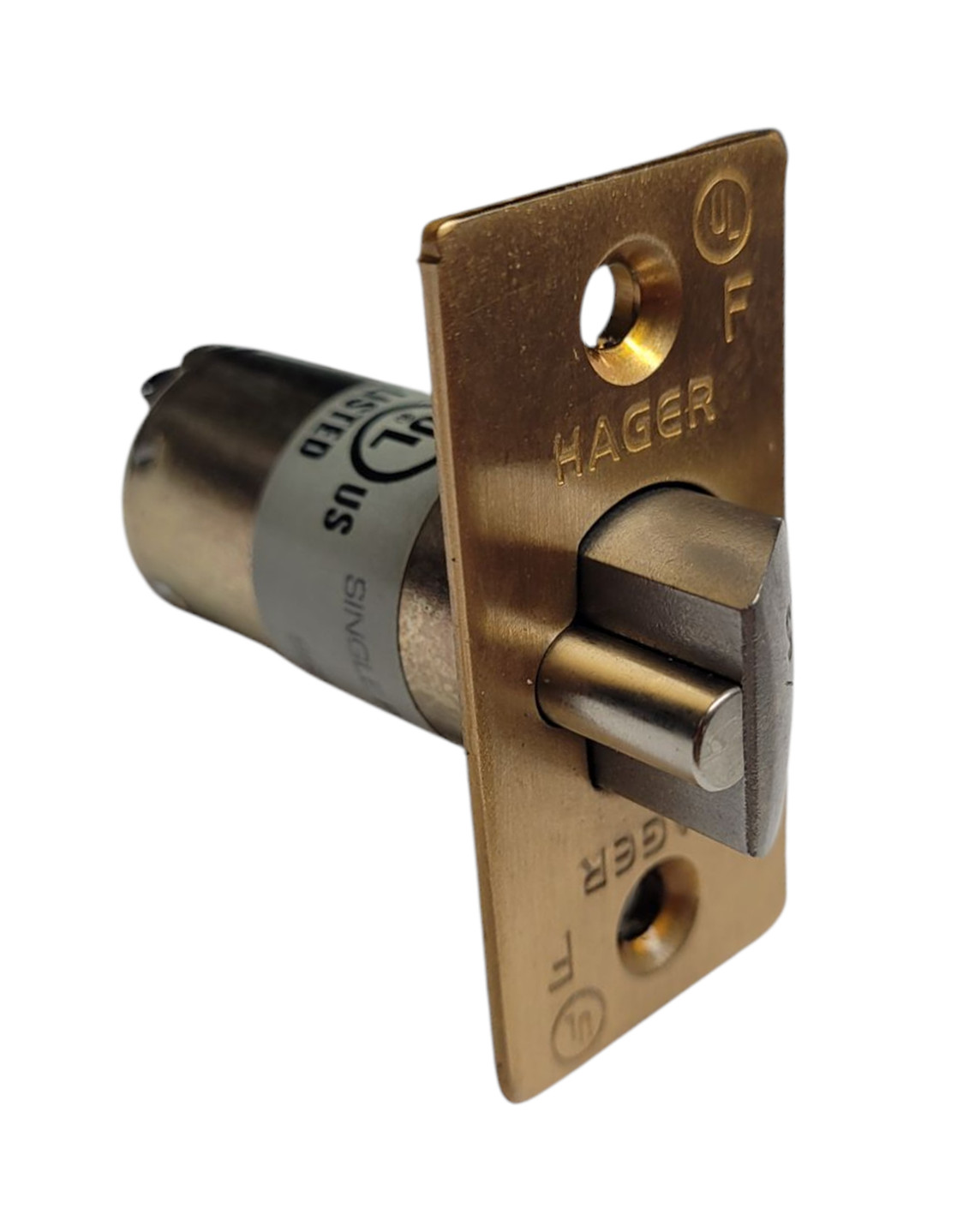 Hager 3948 Deadlatch Keyed Latch US10 Satin Bronze 2 3/4″ Backset