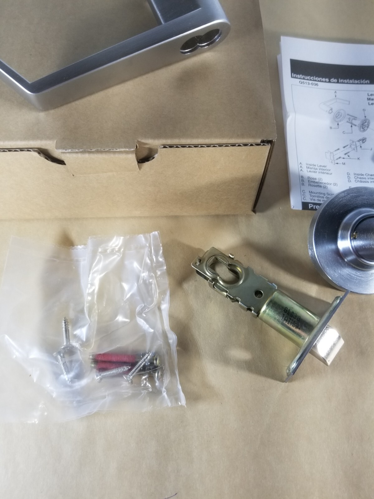Falcon Y581BD Dane 626 Storeroom Lock Satin Chrome Without Core Commercial
