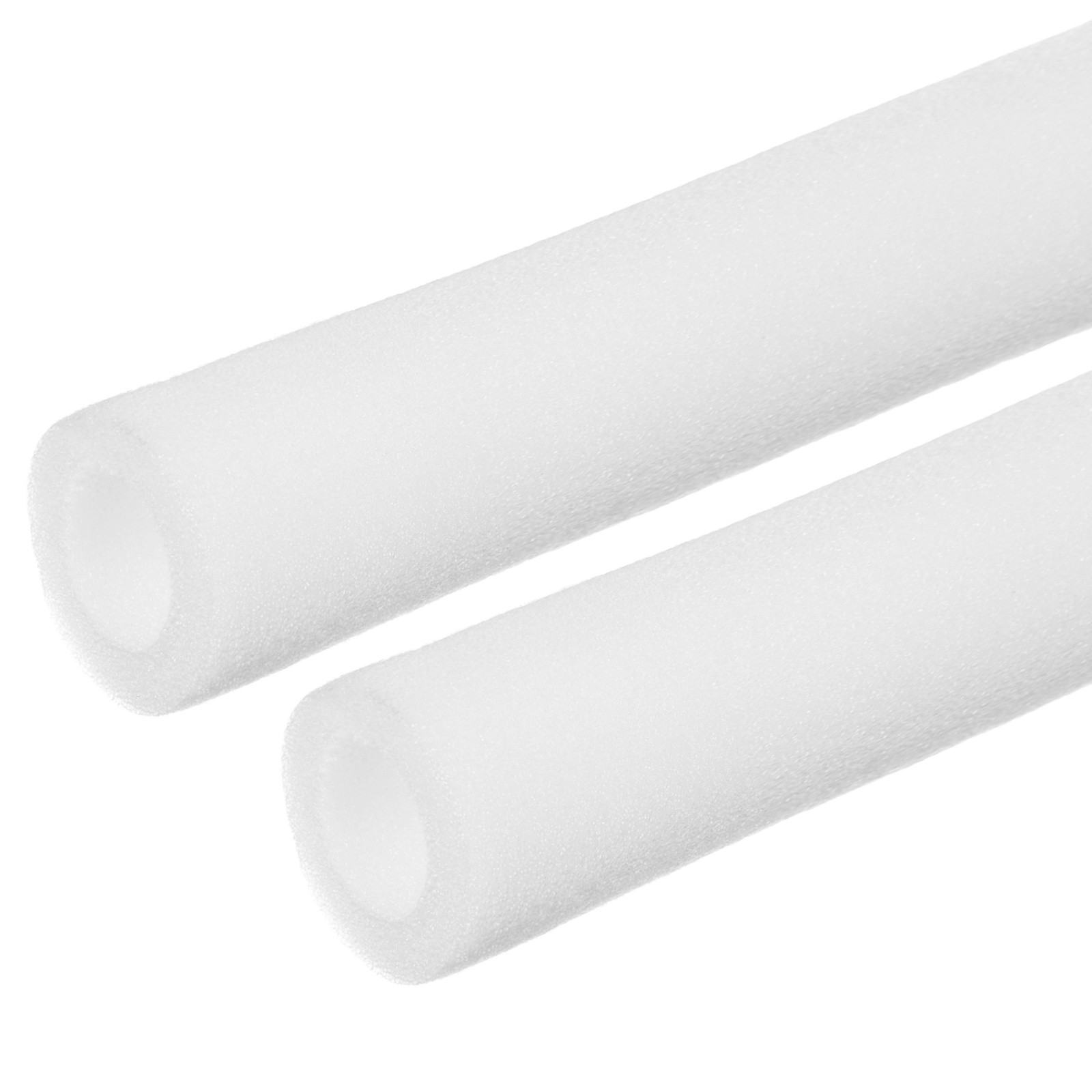 2Pcs Pipe Insulation Foam Tube Foam Tubing Pipe Covers 1-3/5″x2-3/4″x6.6Ft White