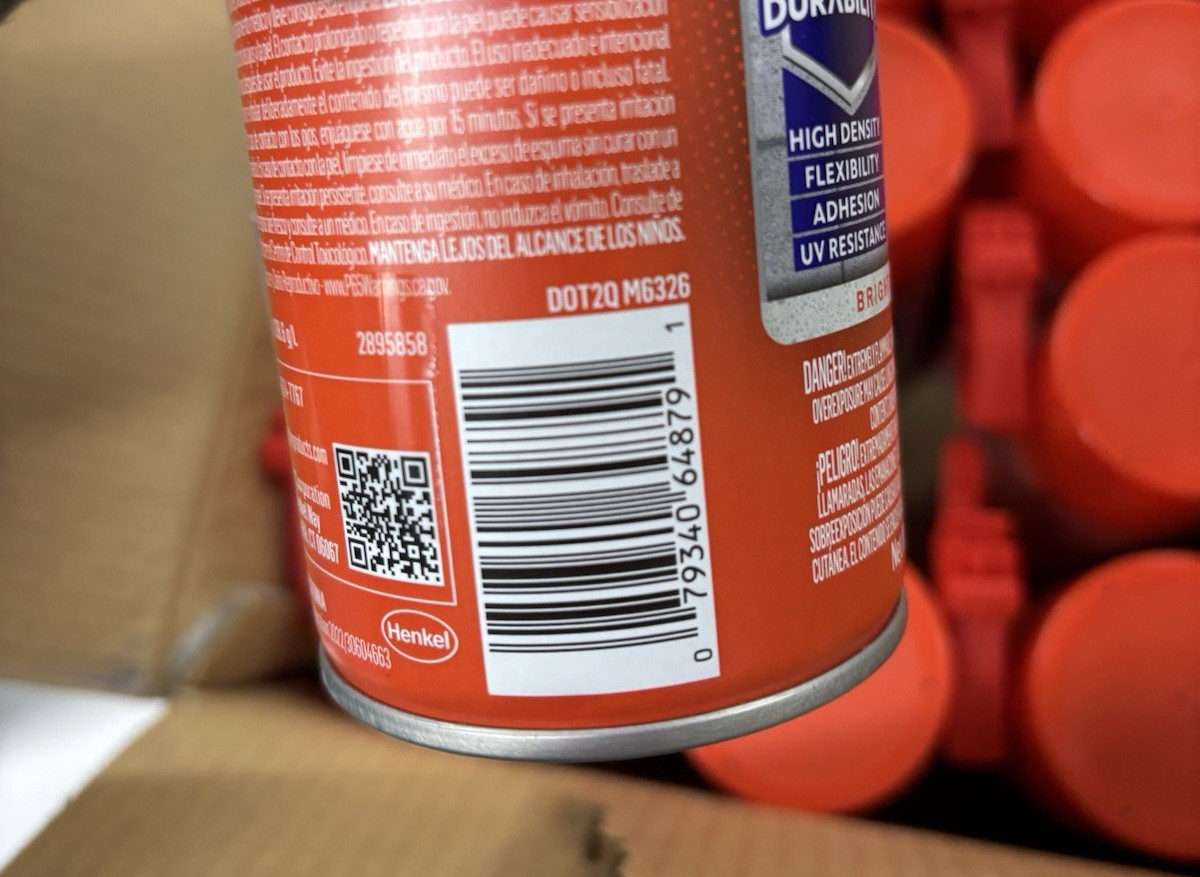 12 Cans (12oz each) Loctite Tite Foam Insulating Foam Sealant Gaps & Cracks