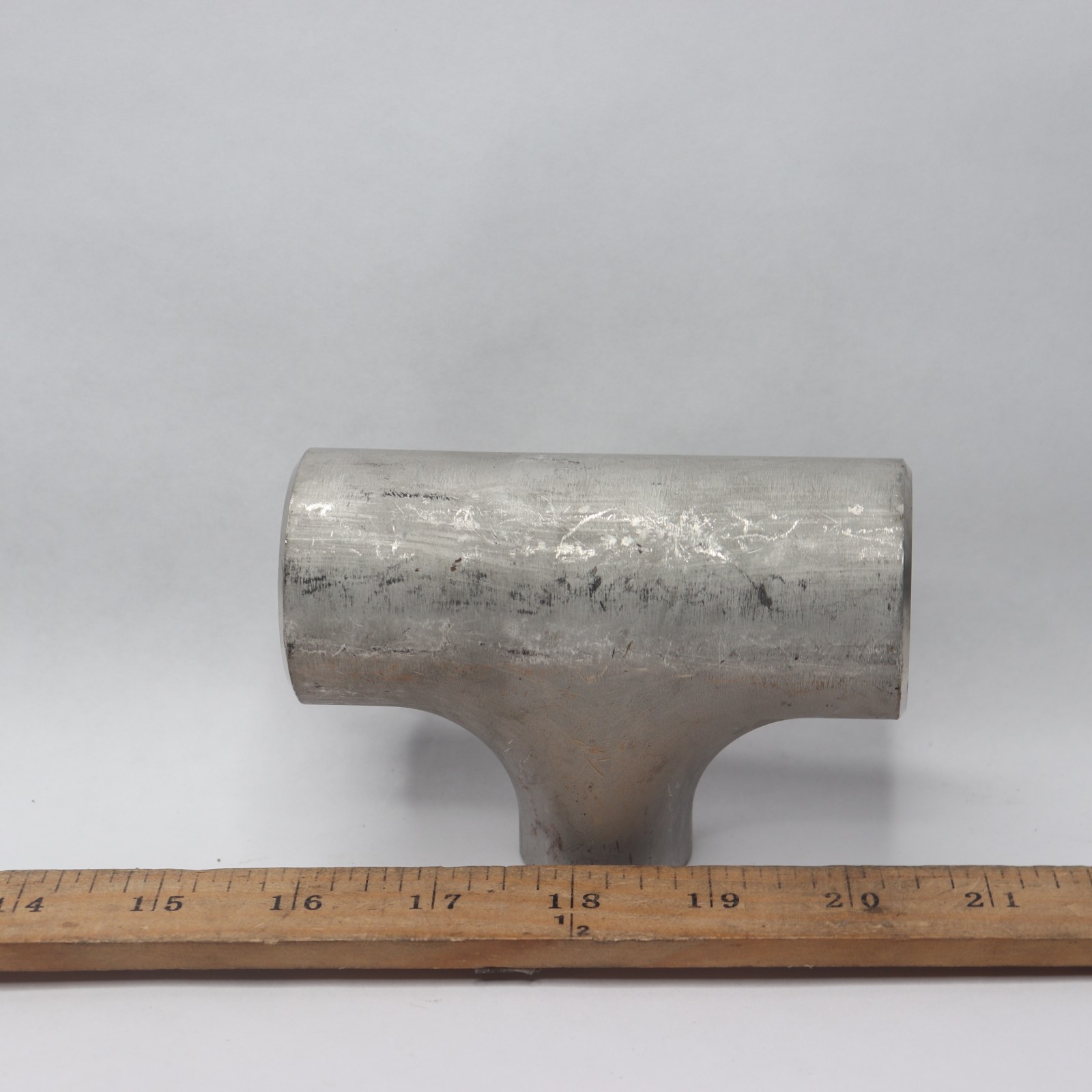 Butt Weld Reducing Tee Pipe Fitting Schedule 10 316 Stainless Steel