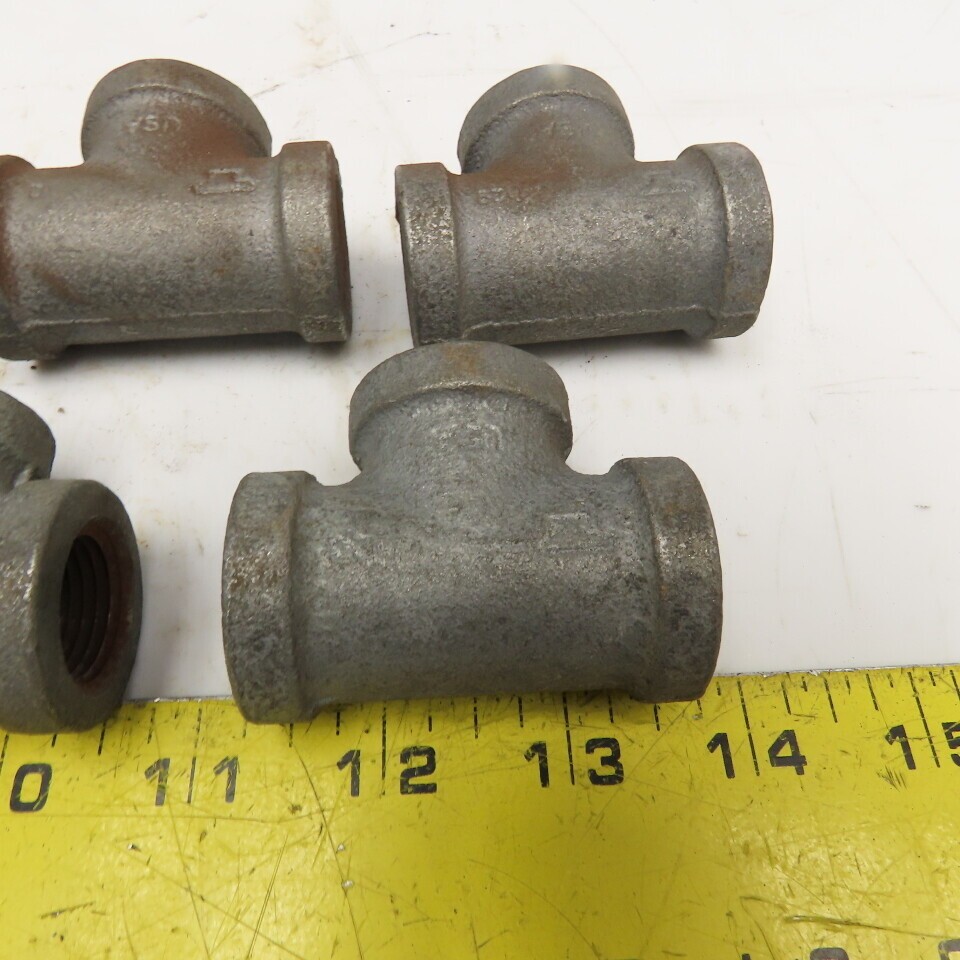 Anvil 1/2″ NPT Galvanized TEE USA Lot Of 5