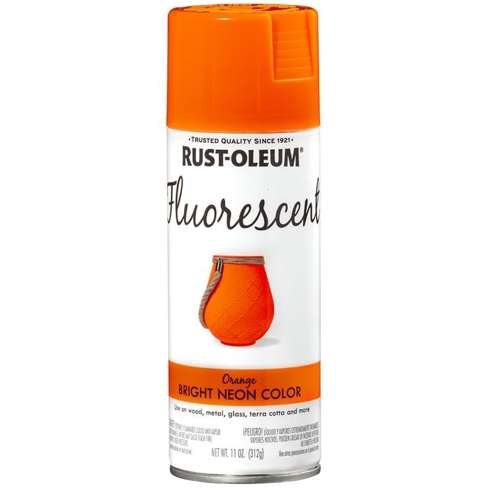 Rust-Oleum 342568 Specialty Fluorescent 11 oz (Pack of 1), Orange