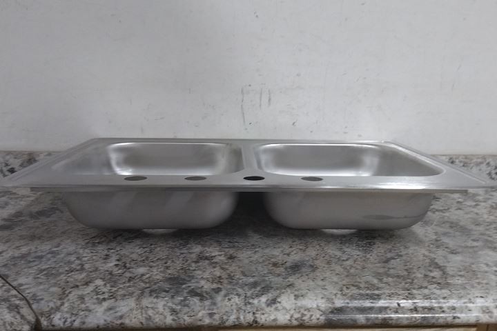 Elkay GE233214 14 In Bowl Length 5-1/4 In Bowl Depth 2 Bowl Drop-In Sink