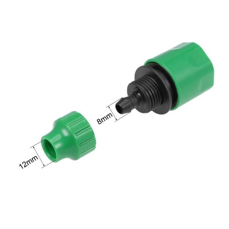 Quick Connector Hose Pipe Adapter Fitting 8mm Inner Diameter Hose 5Pcs