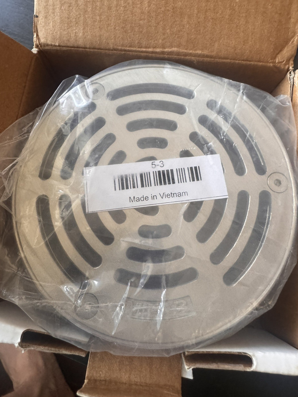 MIFAB 5-3 Cast Iron Floor Cleanout Cover Assembly Housing Flange C.I. NEW