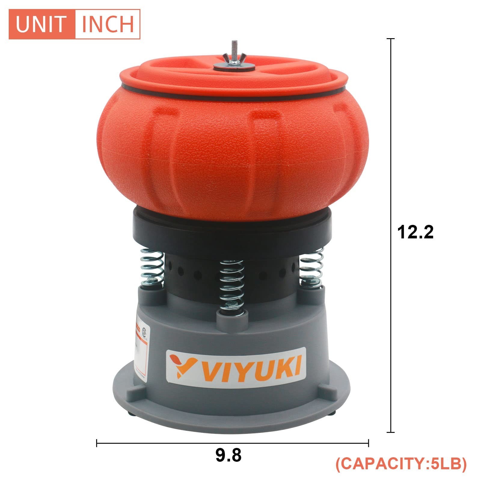 Electric 5LB Vibratory Tumbler Bowl Tumbling Polishing Machine – Polishing Sm…