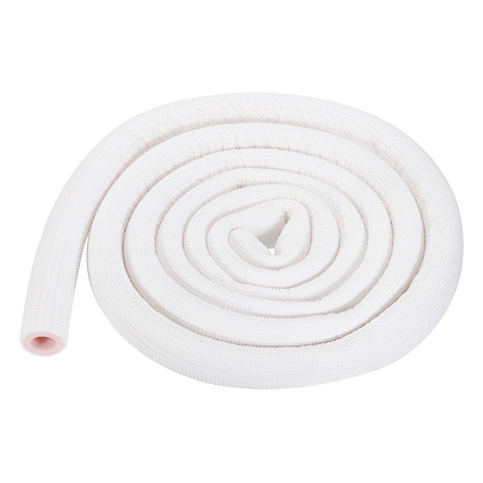 11ft Length White/Pink HVAC Copper Pipe Insulation Foam Tube 3/4″ ID Pipes