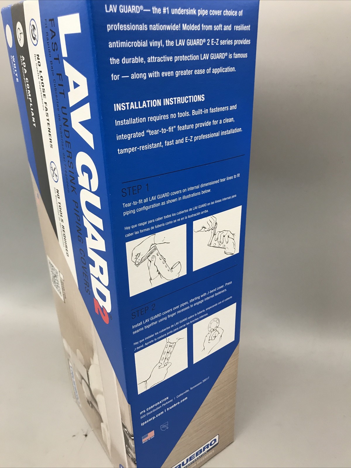 TrueBro Lav Guard2 102 E-Z Fast Fit Undersink Piping Covers Brand New