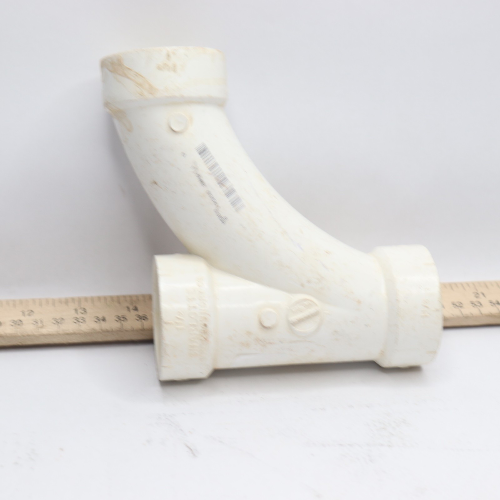 Charlotte Pipe 1-1/2 in. DWV PVC Comb Wye and 1/8 in. Bend Fitting