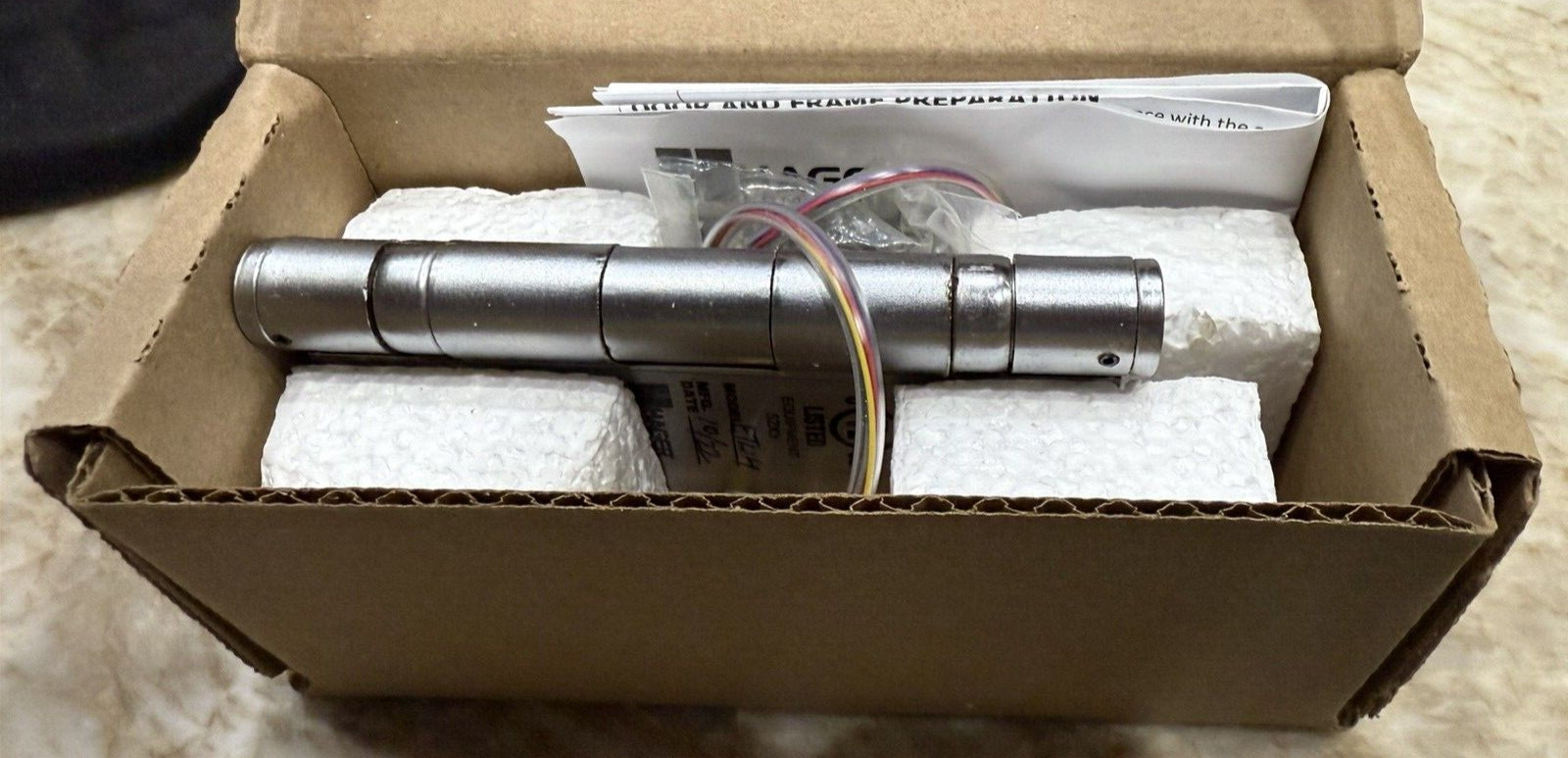 Hager BB1279 ETW4 US26D ACSI Electrified 4 Wire Hinge 4-1/2” X 4-1/2”