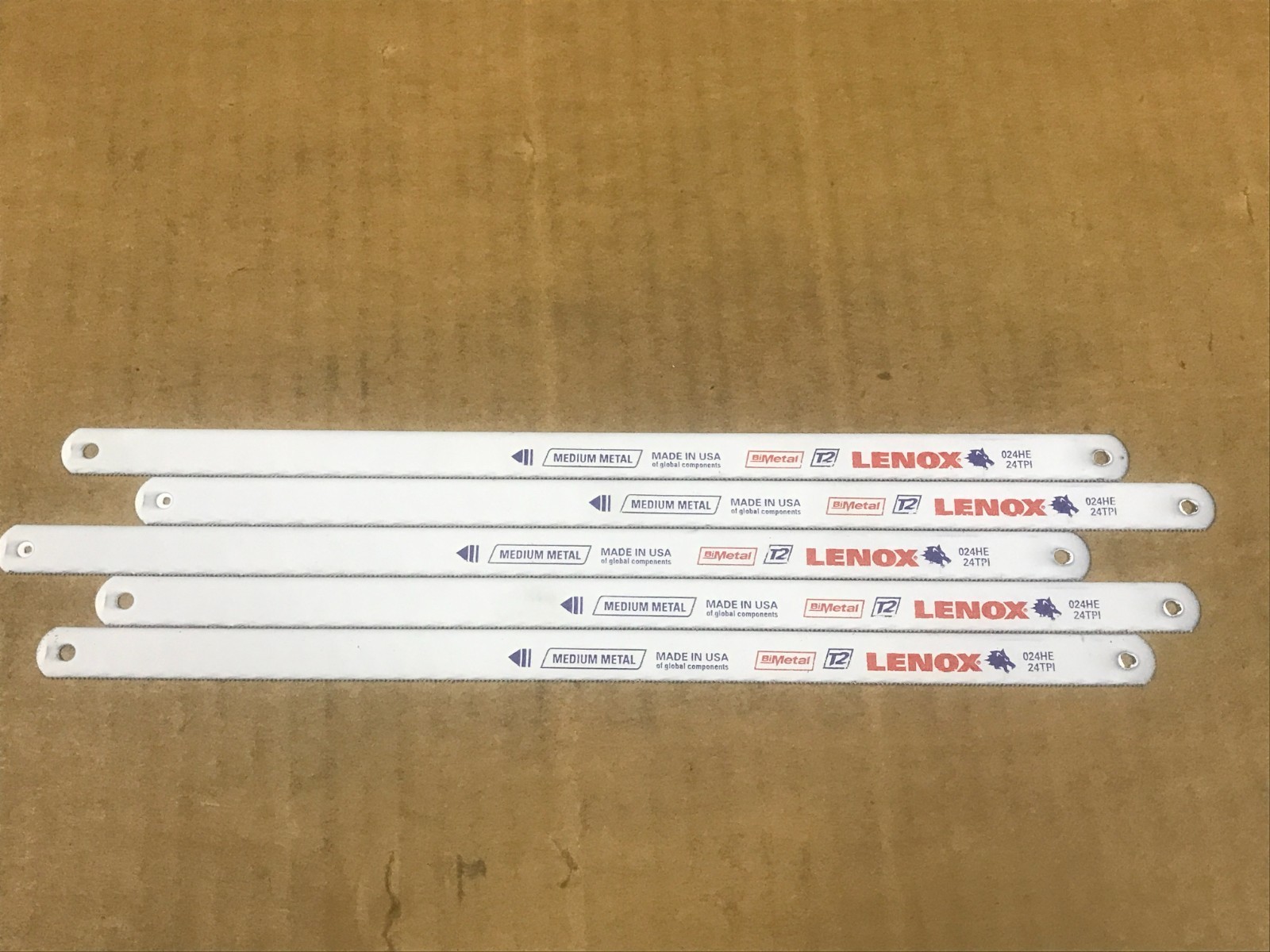 Lenox 10-Inch Medium- 24TPI – Metal Blades – 5 Blades