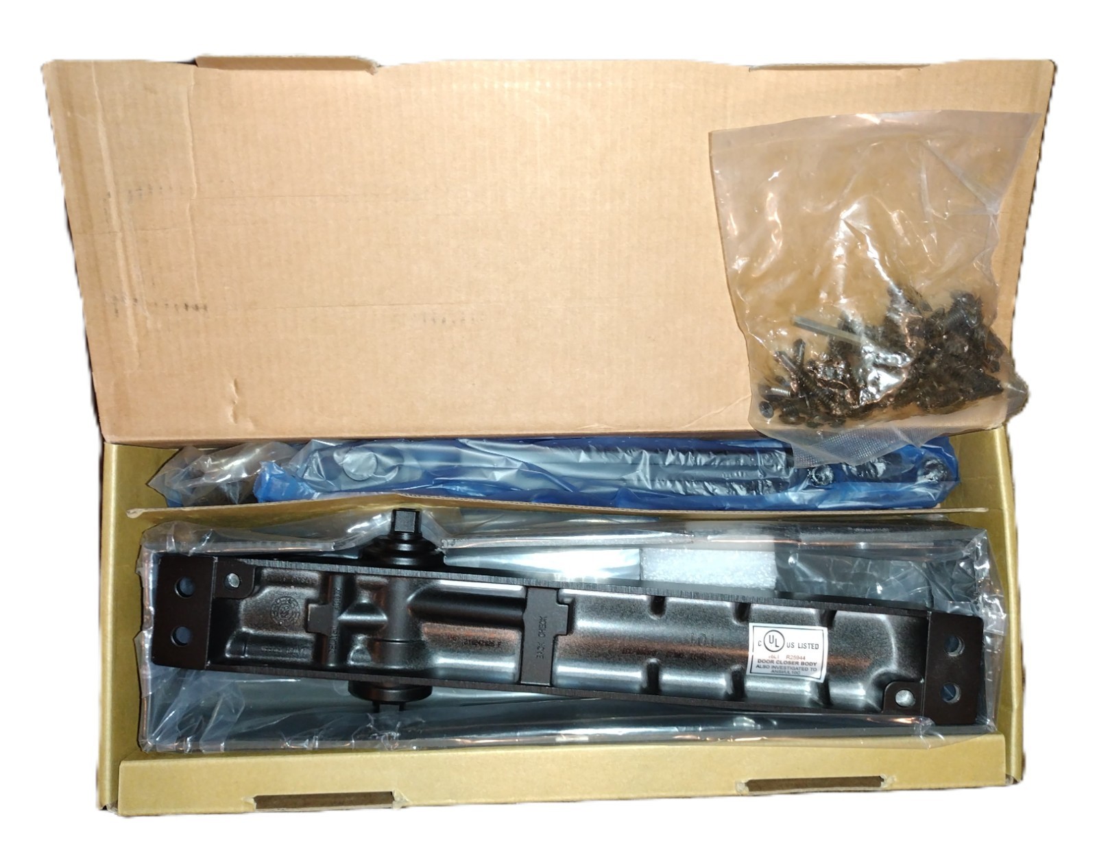 Brinks Commercial Heavy Duty All in ONE COMM Door Closer Matte Black