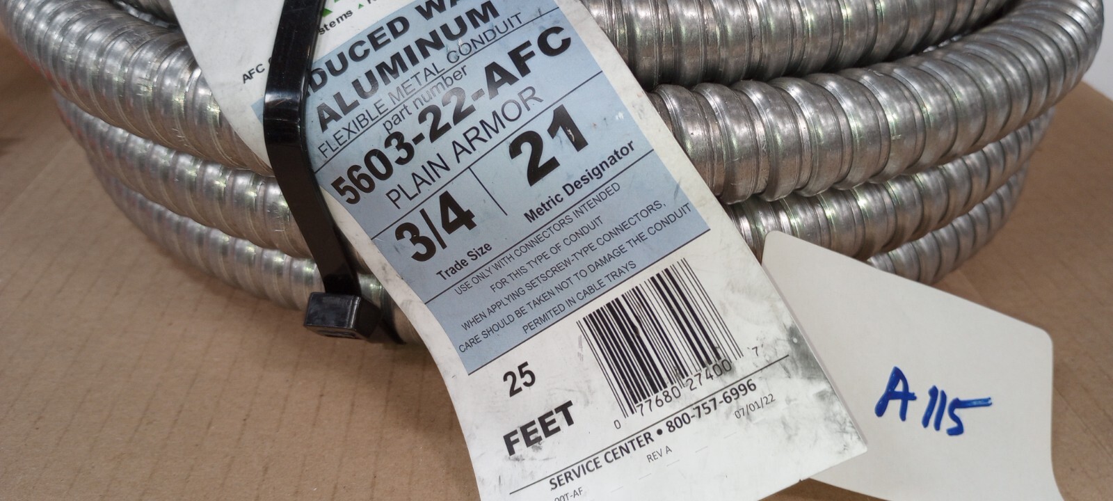 AFC ATKORE Cable Systems 5603-22-AFC 25 FT