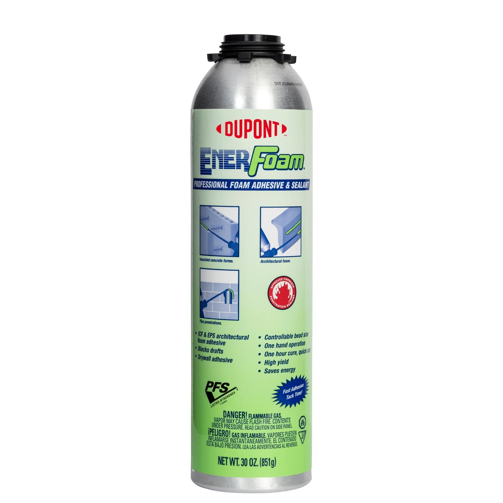 ENERFOAM™ Adhesive PRO Foam sealant adhesive Lot(12)plus cleaner+foam gun