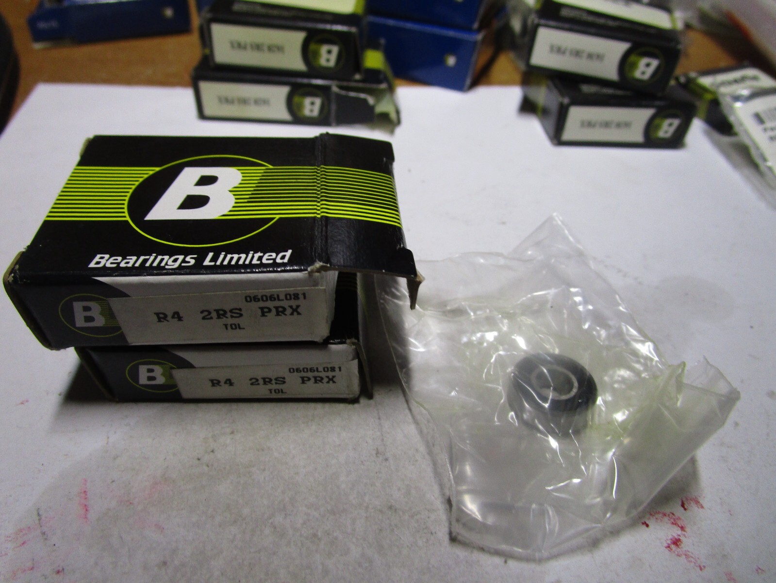 TRITAN Min Ball Bearing, PS, 0.25In Bore Dia R4 2RS PRX QTY 2
