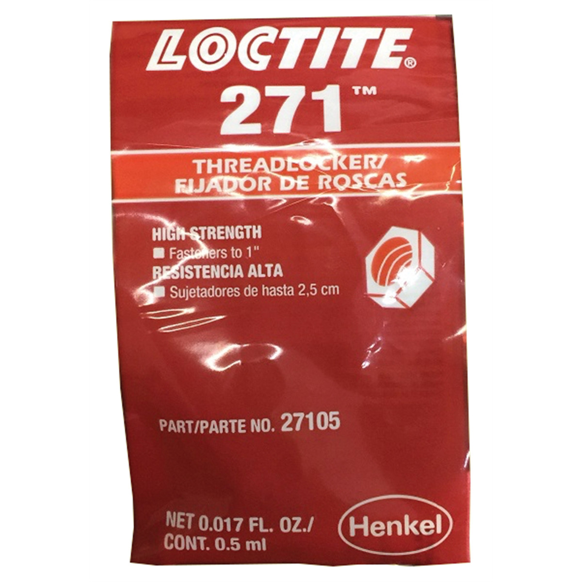 27105 Loctite Corporation Threadlocker 271 Heavy Duty