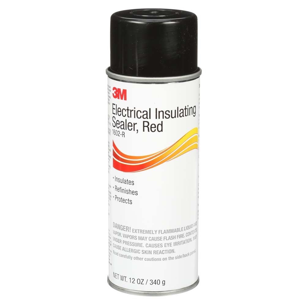3M 7000006033 1602-R Electrical Insulating Sealer, 12-oz Can, Red