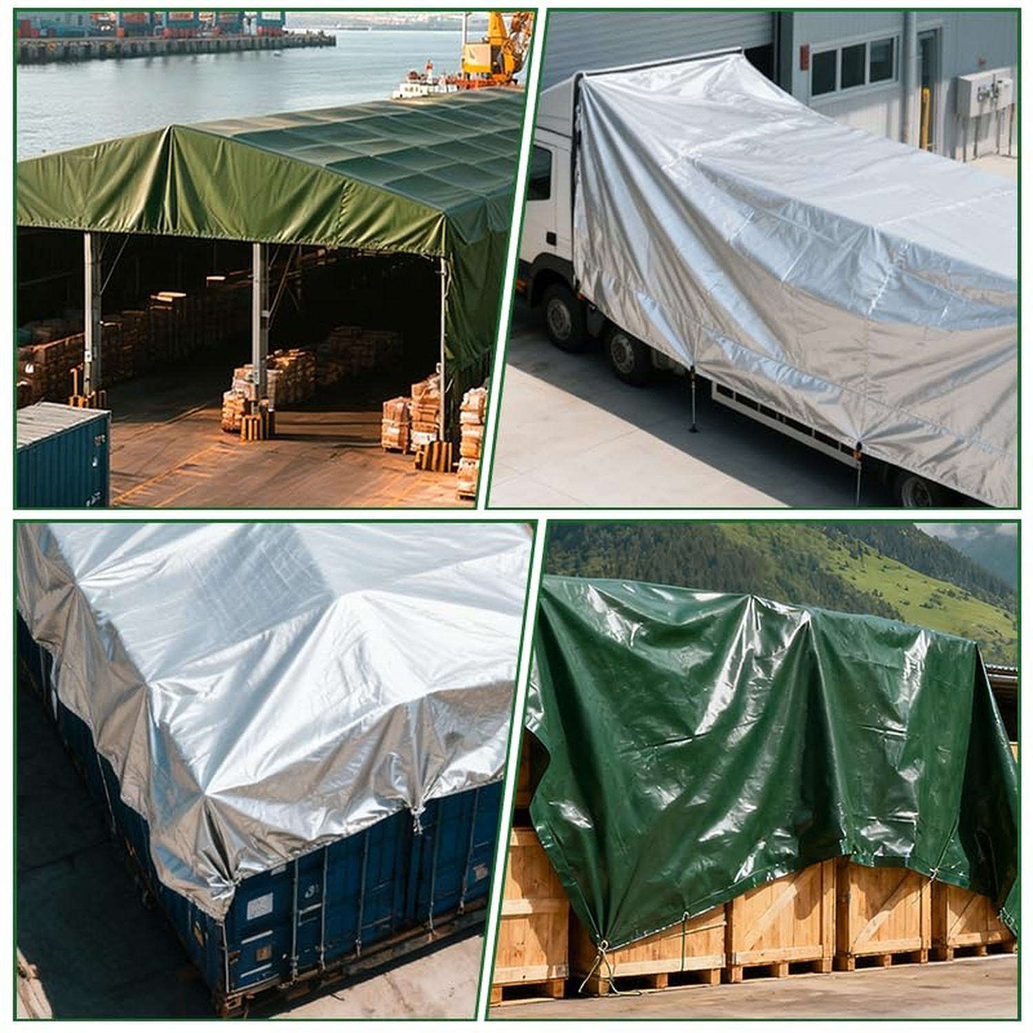 Extra Heavy Duty Tarp 16×20 Ft, 16 Mil Thick Waterproof Poly Tarps Cover UV R…