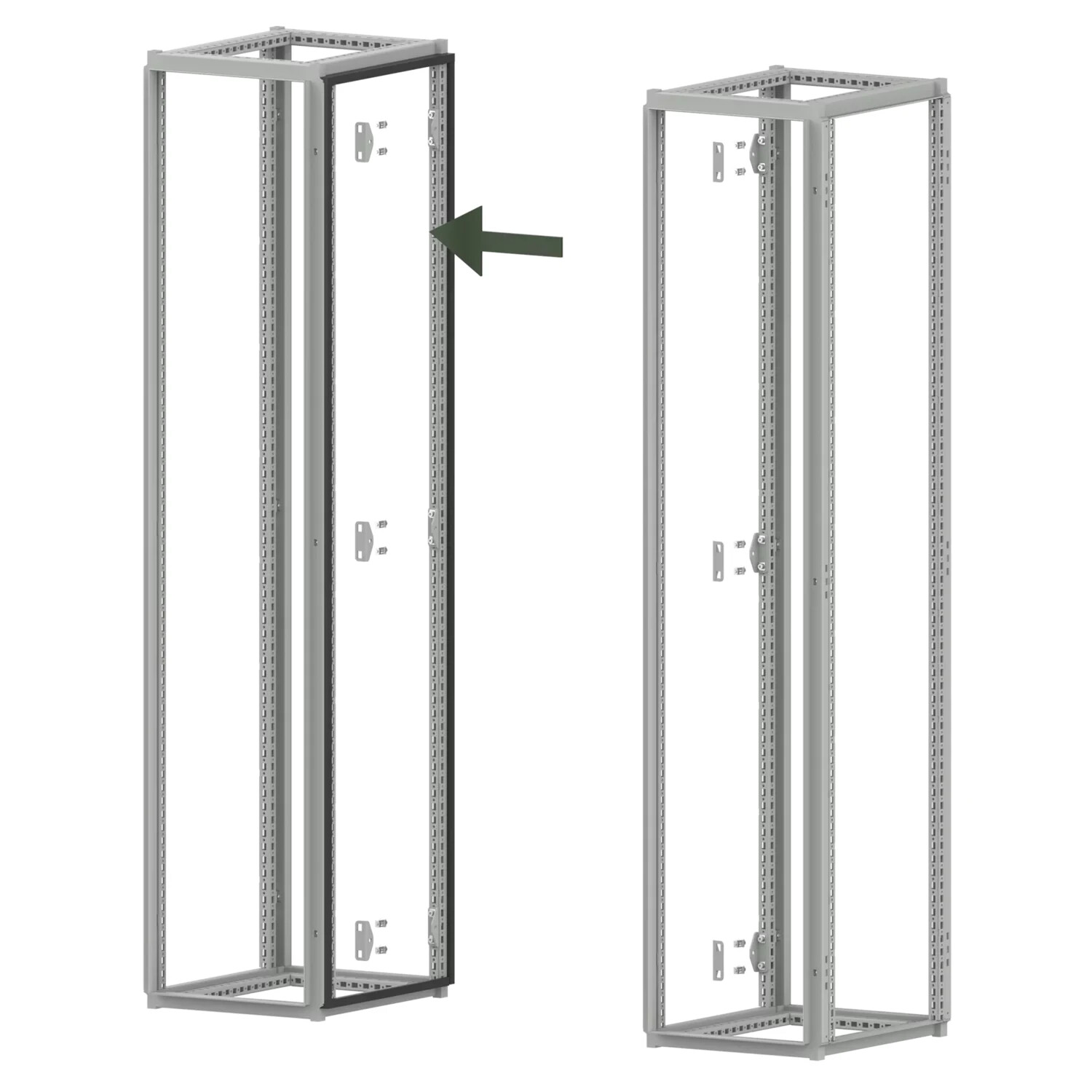 ProLine G2 Frame Joining Kit, G2 Side to G2 Side, Black, Rubber
