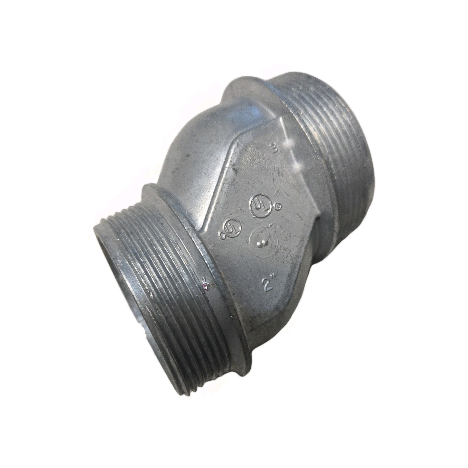 Box of (2) 2″ -Inch offset Nipple Conduit Fitting Rigid
