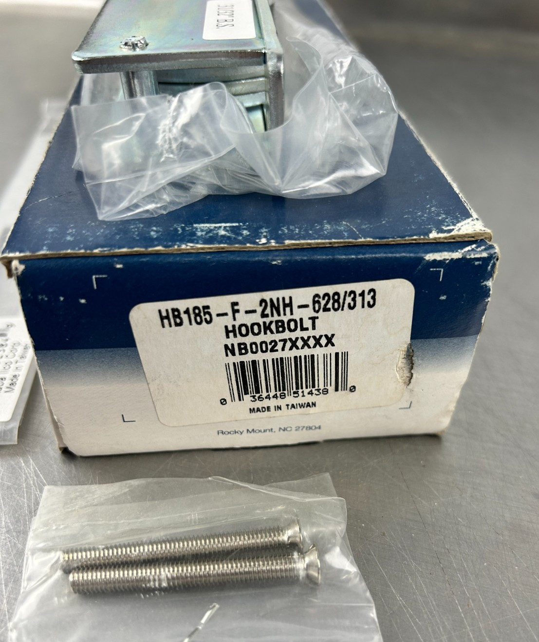 Ilco – 185 Hookbolt Mortise Lock Body – HB 185-F-2NH-628/313 NEW