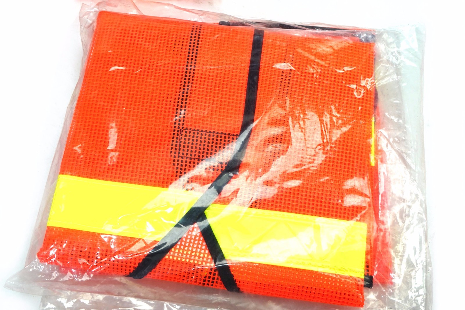 High Visibility General Purpose Safety Vest Fluorescent Orange & reflective tape