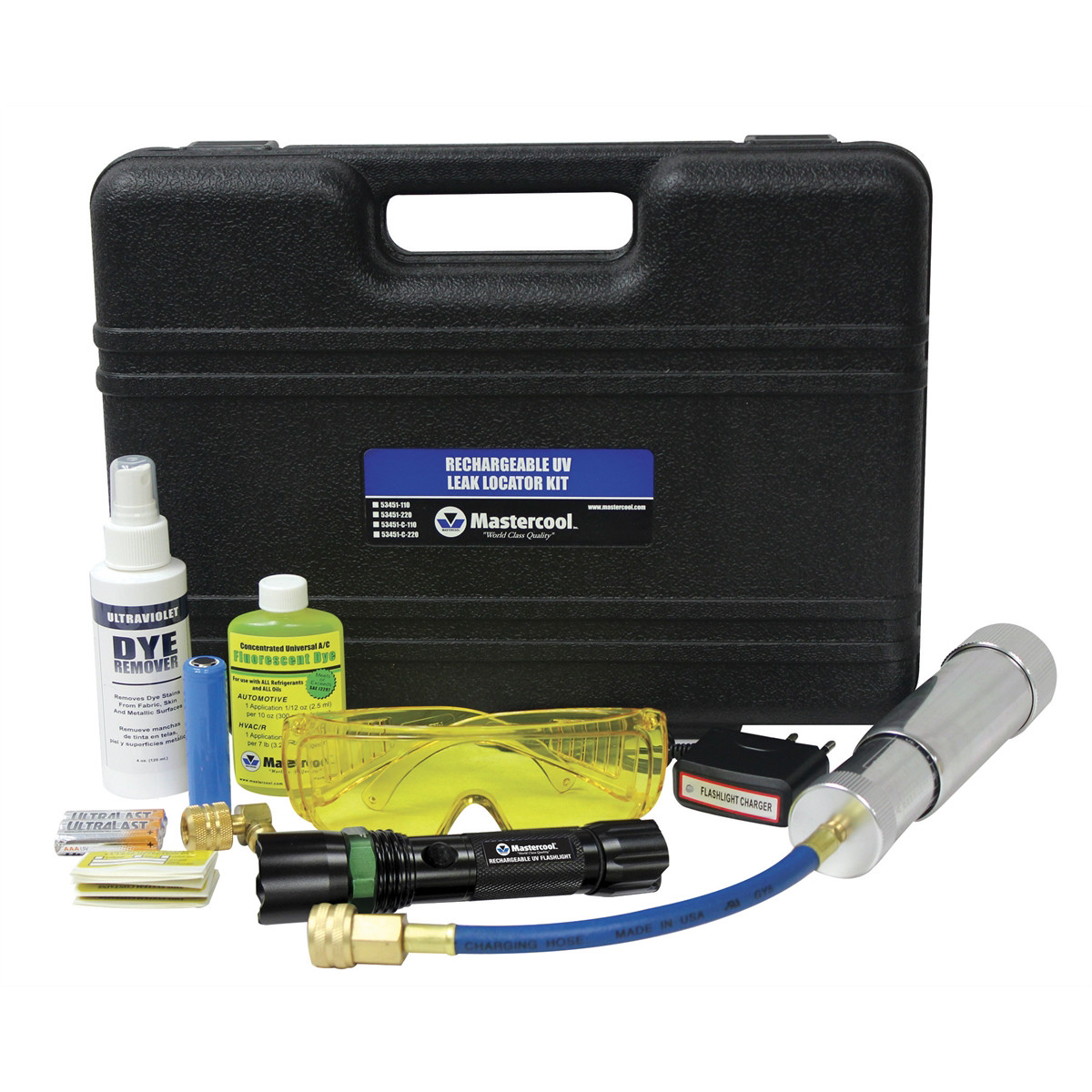 53451-110Mastercool Rechargeable True Uv 25 application dye kit