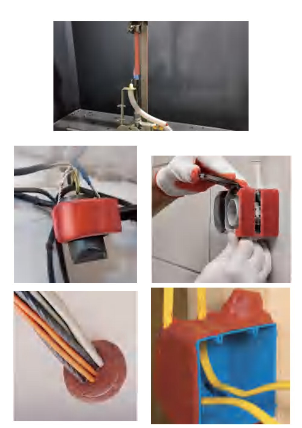 10pc 7×7″ Firestop Putty Pads Fire Barrier Soundproof Sealant Outlet Box 260min