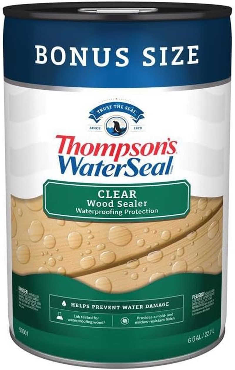 Waterseal Low VOC Wood Protector – 6 Gallon Outdoor Finish for Durability