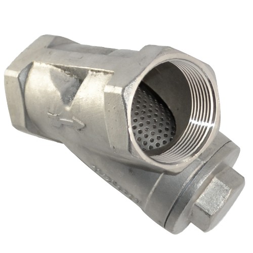 US STOCK 1/2″-2″ Stainless Steel Y Strainer Mesh Filter Valve NPT Female SS 316