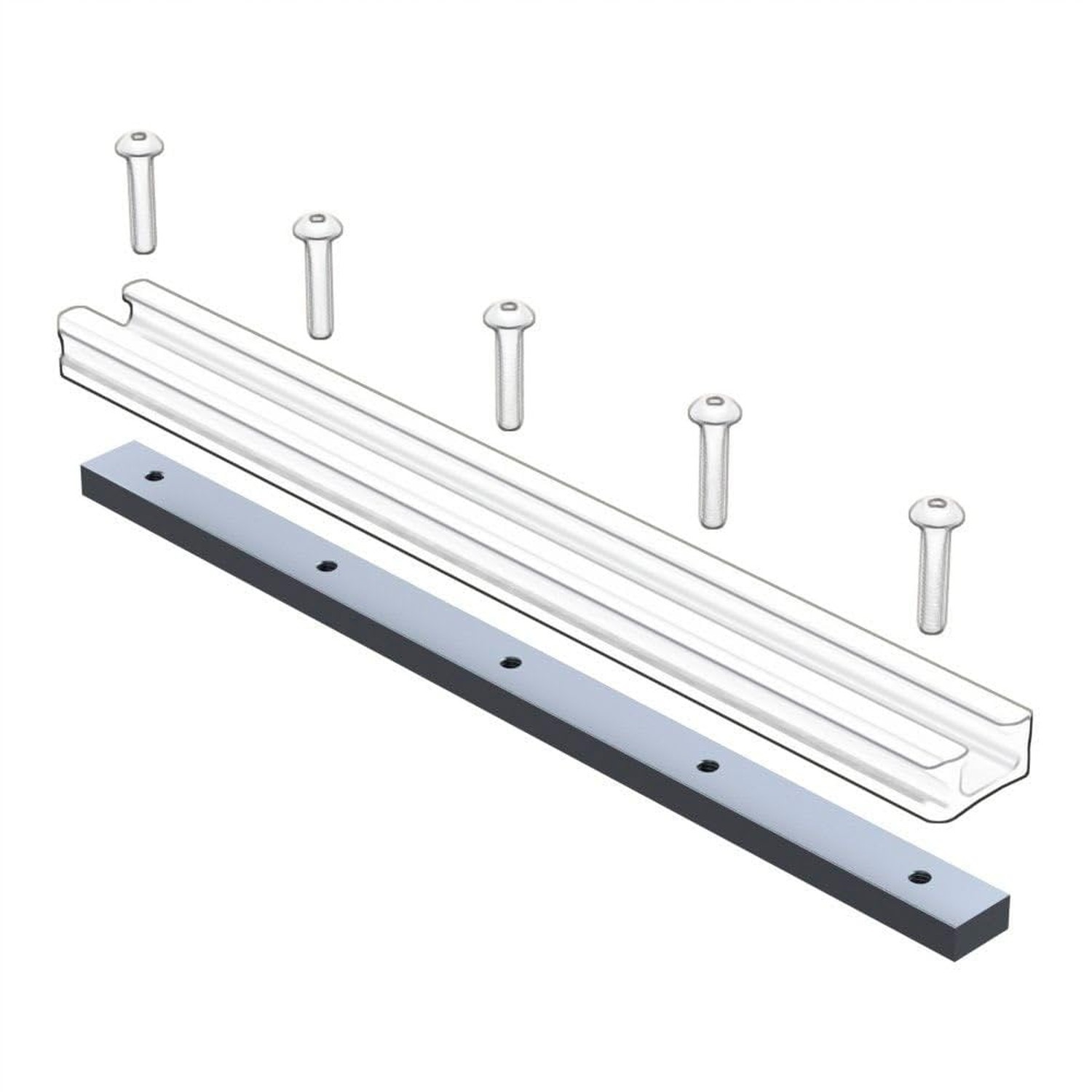 YakAttack Fullback Backing Plate – 8″ Aluminum Support for GT90, GTSL90, G