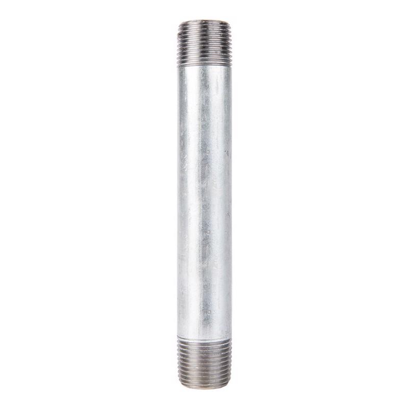 BK Products 563-055HN Galvanized Steel Nipple 1/2×1/2 MIP Dia. in. (Pack of 25)