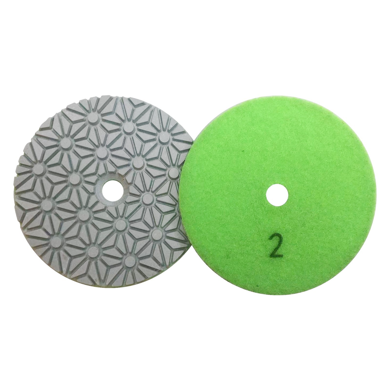 4″ 3 Step Diamond Polishing Pads Stone Fabrication Wet Dry