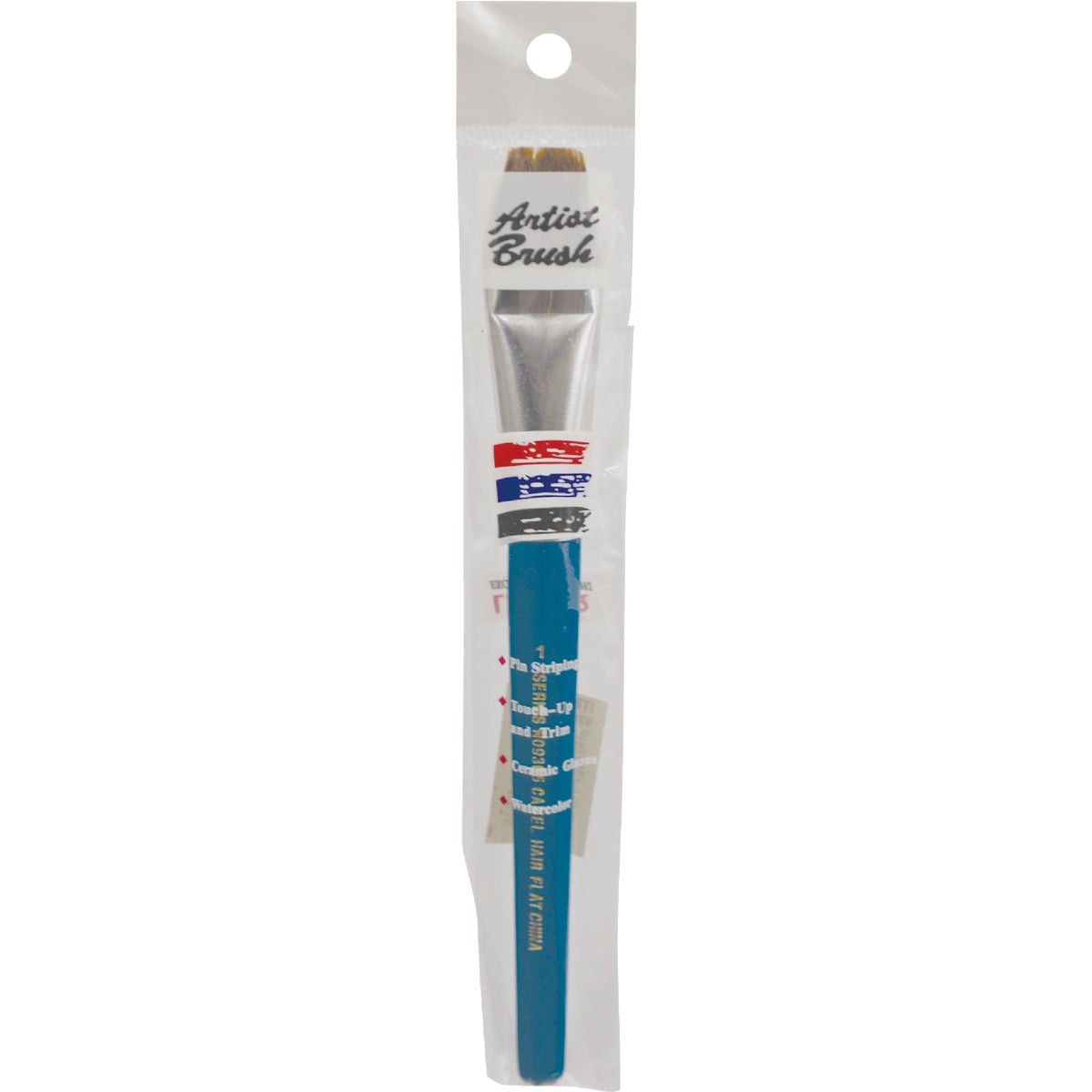 Linzer 1 In. Camel Hair Flat Water Color Artist Brush 9305 0100 Linzer 9305 0100