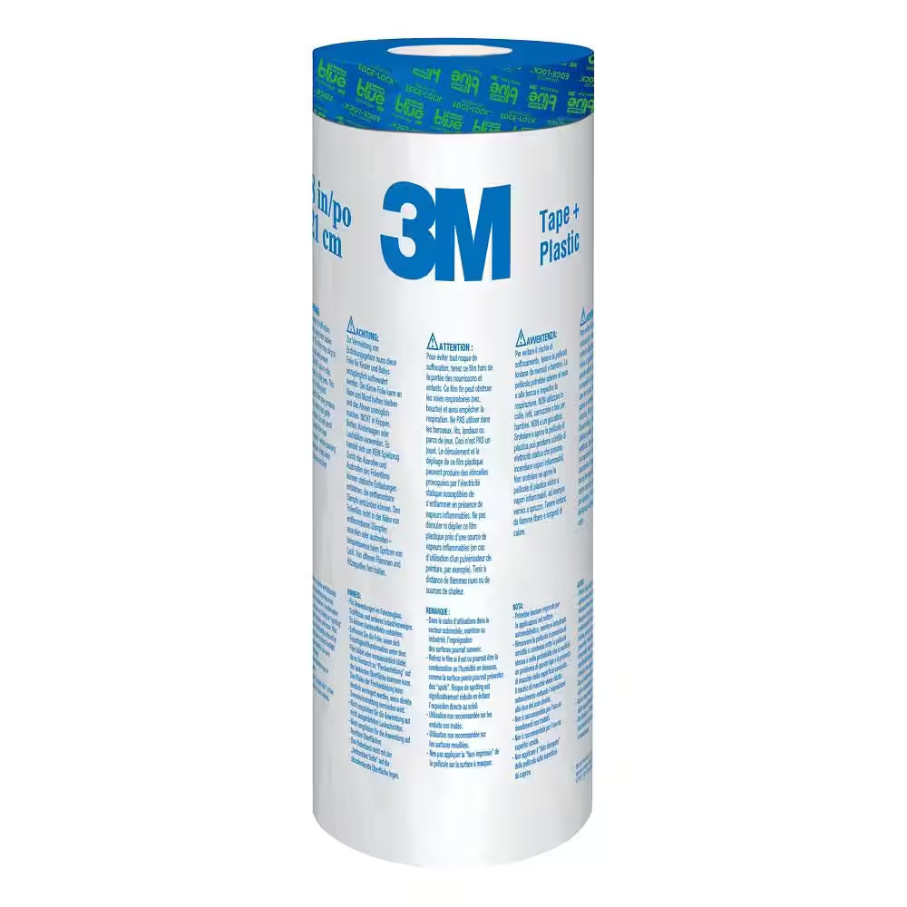 Scotchblue 4 Ft. X 90 Ft. Clear Pre-Taped Painter’S Plastic Sheeting