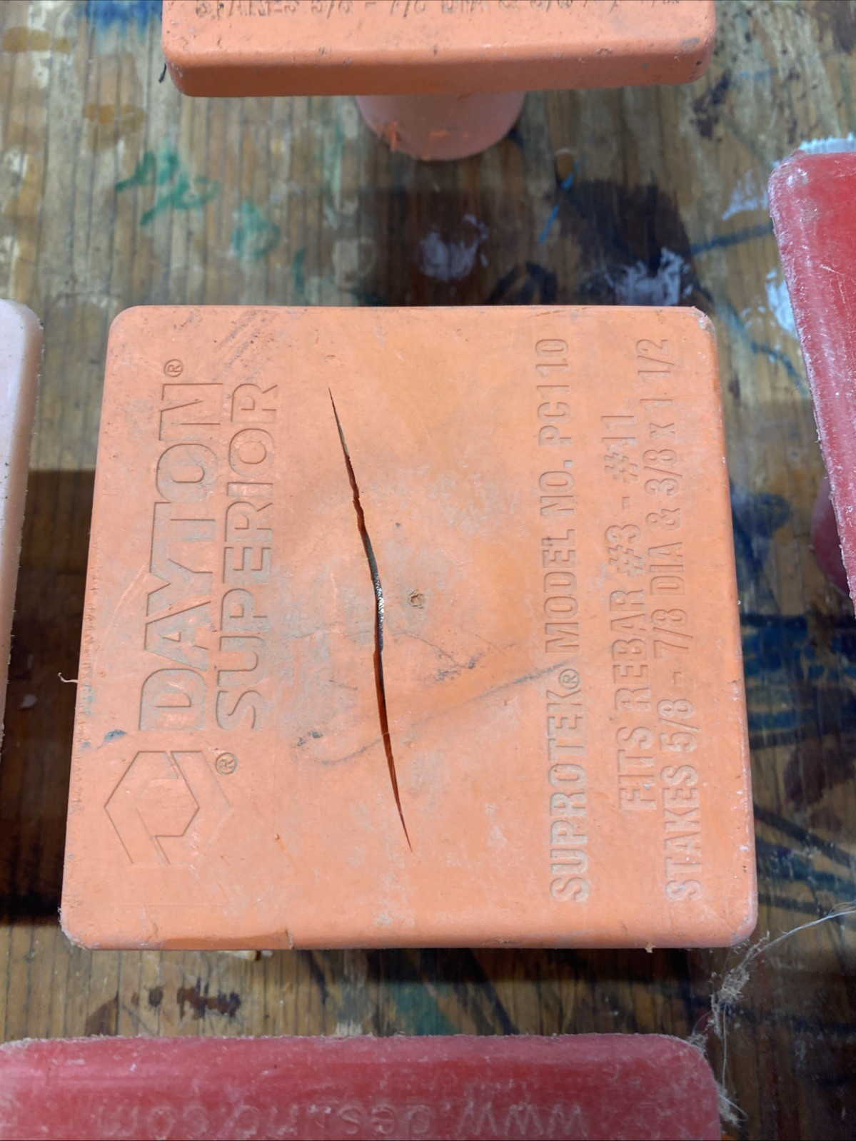27 Ea. OSHA Rebar Safety Caps (Impalement Protection) | Rebar #3-8 [USA Made]