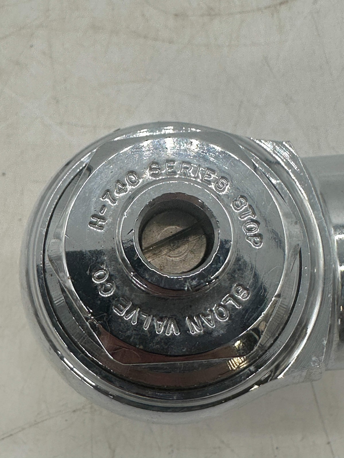 Sloan H-740-A Adjustable Stop w/ Cap, 1″, Chrome *Lot of (13)* (No Box)