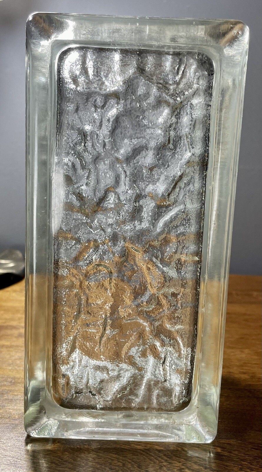 PITTSBURGH CORNING ICESCAPES RECTANGULAR BATHROOM BLOCK, RECLAIMED
