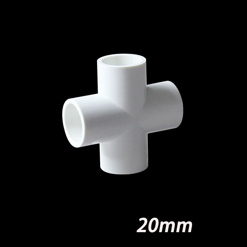 PVC Water Pipe Fittings Adhesive Fittings Cross Fittings Adapter 20mm -200mm