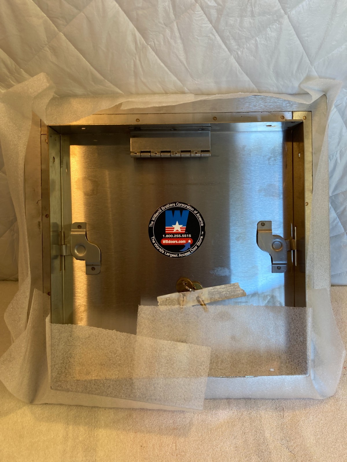 Stainless Steel Flush General Purpose Access Door 12″ x 12″ with 1″ Exposed Flan