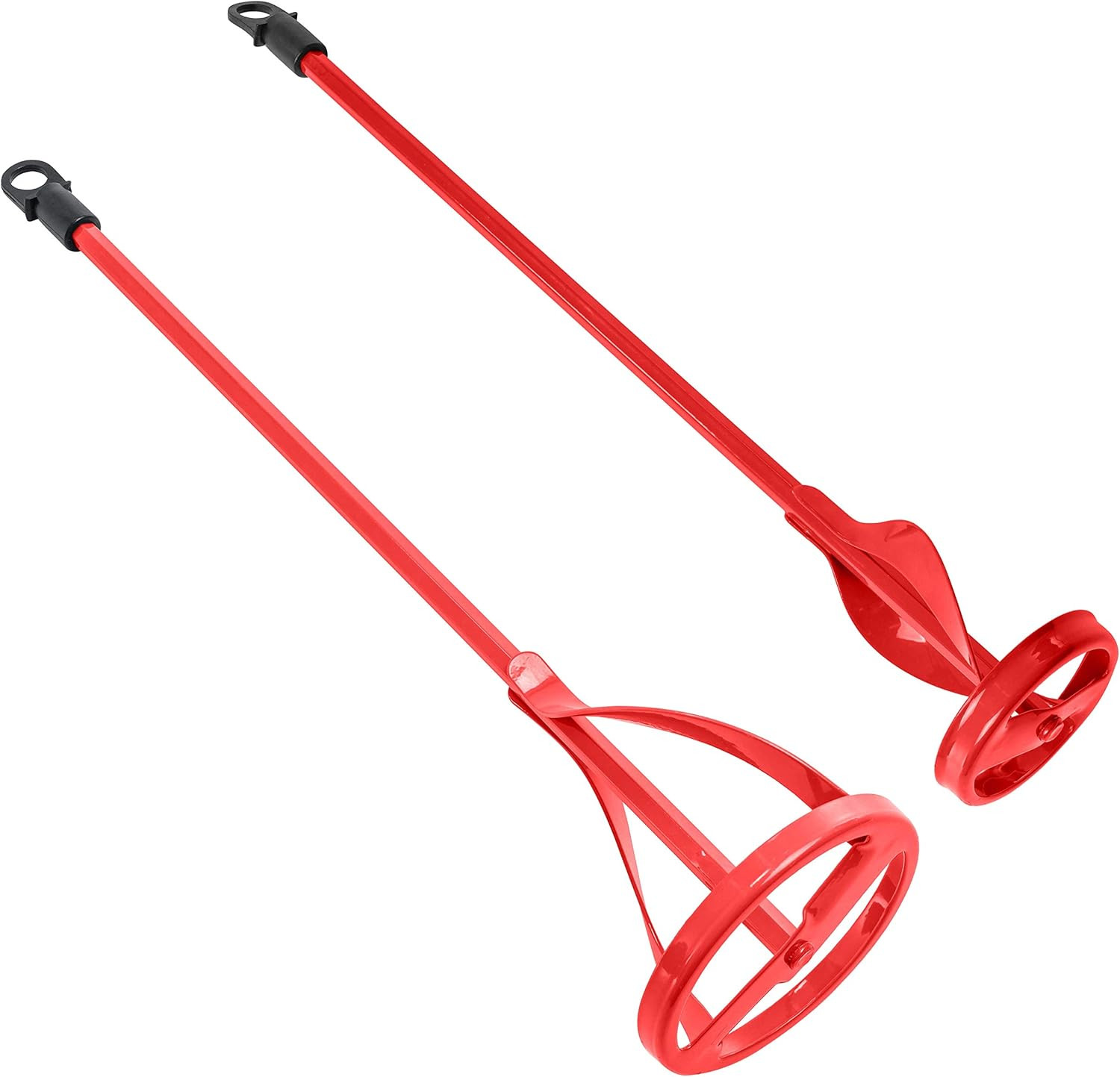 Paint Mixer Attachment (Set of 2) – 15.5″ & 14″ Drill Paddle Mixer with 3/8″ & 5