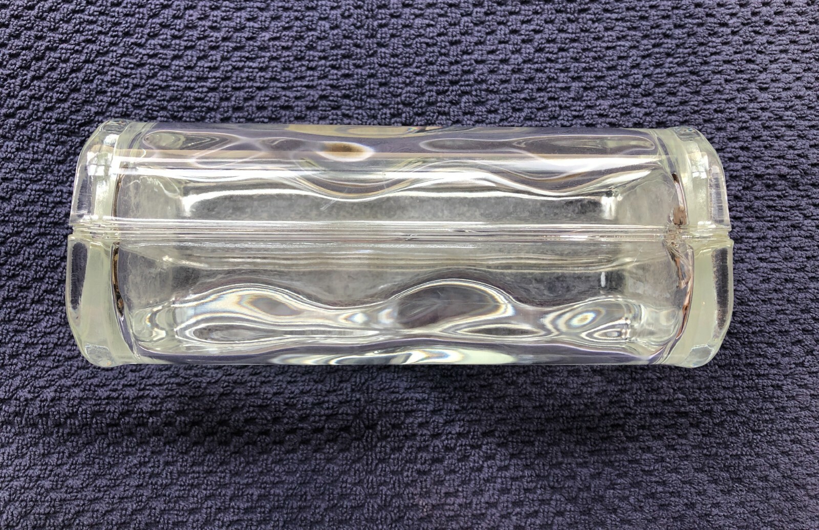 Pittsburgh Corning Architectural Glass Block DECORA ENDBLOCK 4x8x3 with Defect